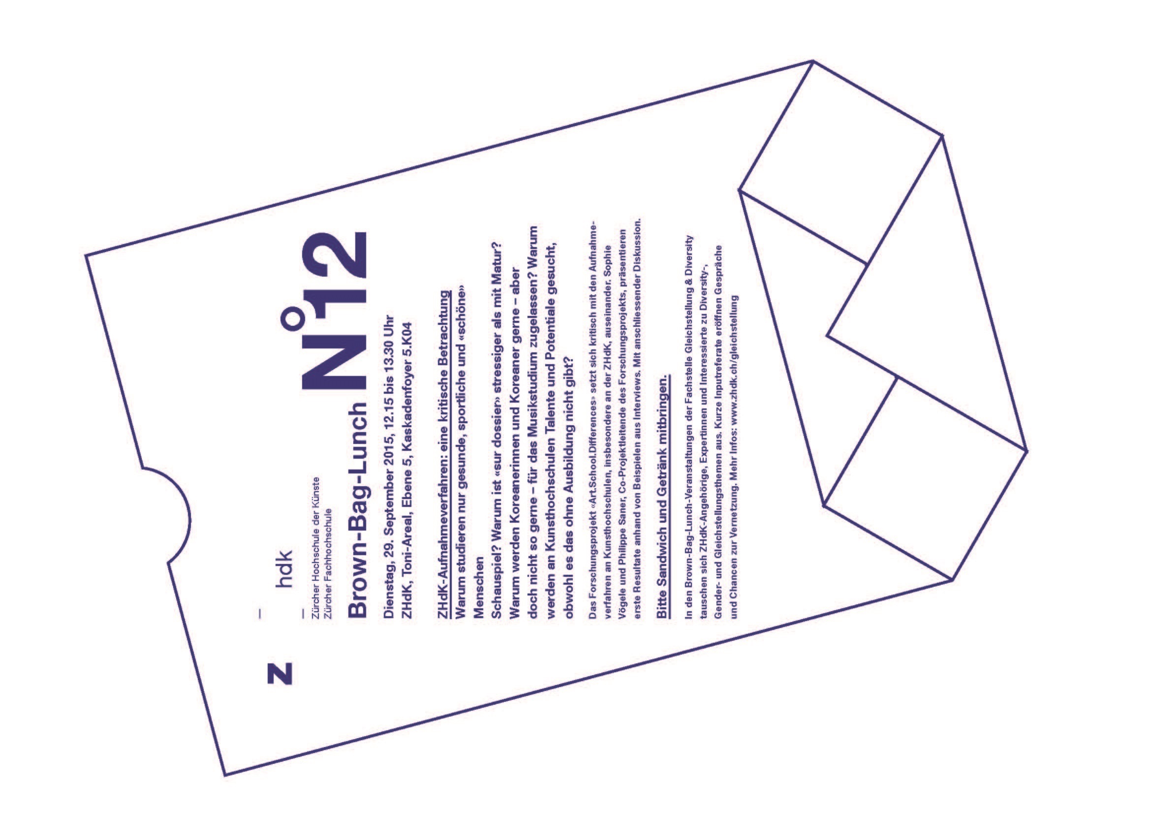 29.09.2015: Art.School.Differences @ Brown Bag Lunch ZHdK