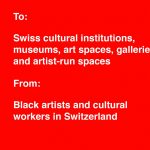 Des mesures antiracistes demandées dans des lieux culturels en Suisse