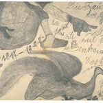 Karl M. (1886–1942), Reisender, Wirt/traveling salesman/innkeeper: «Die Frau springt der Gans nach», Bleistift auf Papier / (The Woman Jumps after the Goose), pencil on paper, 19,6 x 26,5 cm, 1917, Sammlung Königsfelden, Inv. Nr. 201, PDAG, Windisch