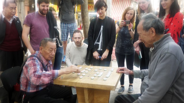 Students meet the Fujianese Grandmasters