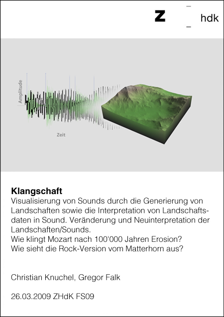 GEO-VISUALS: Klangschaft