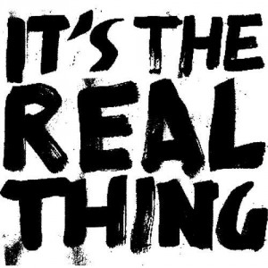 It's the real thing
