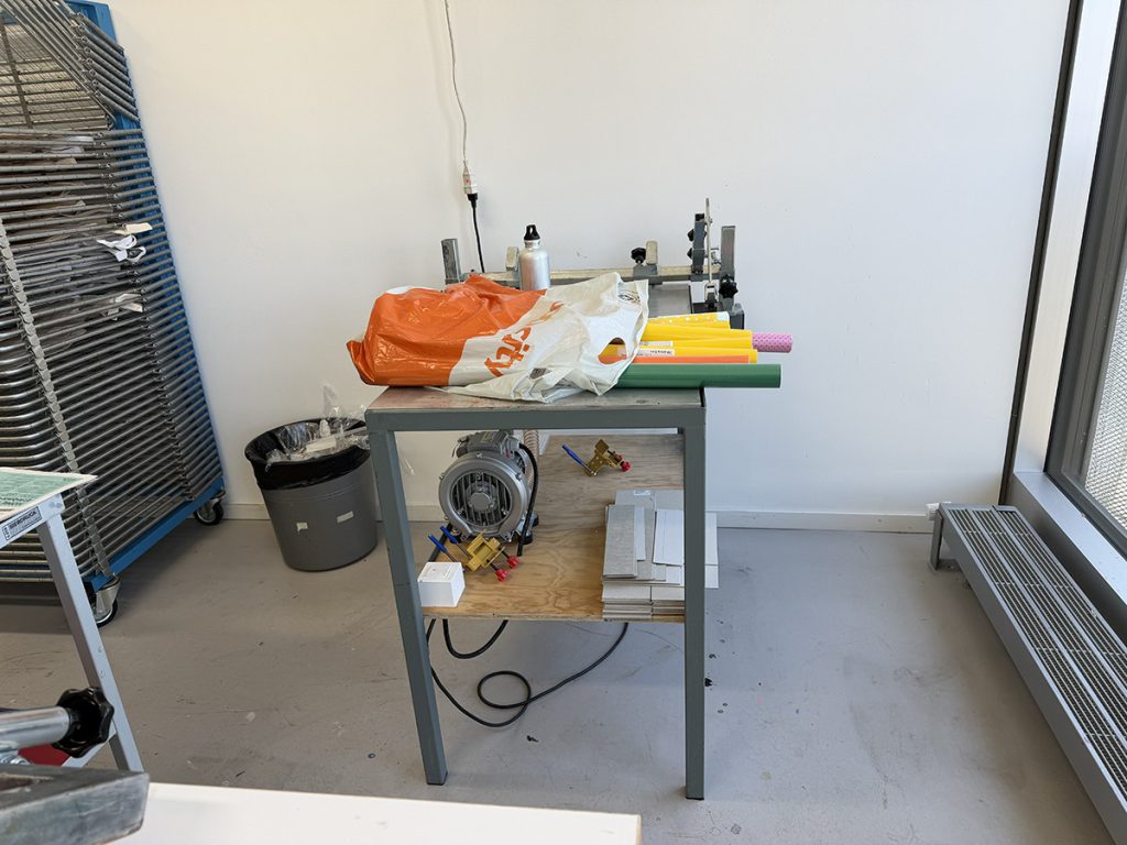 Vakuum-Handdrucktische 